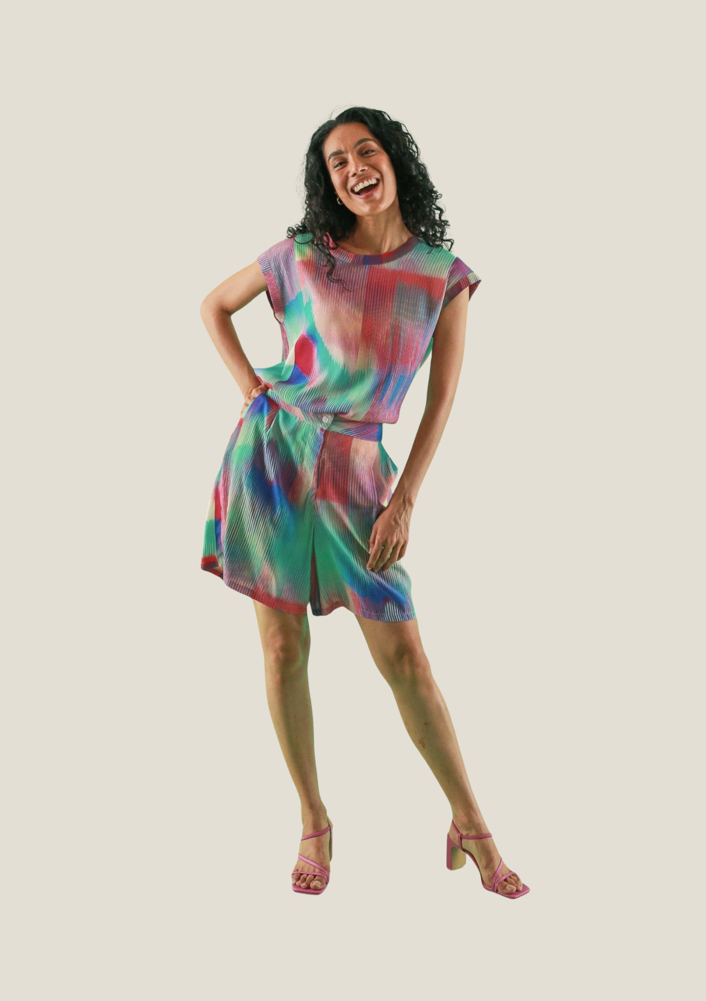 BLOUSE TOPSA MAGNETIK BLEU