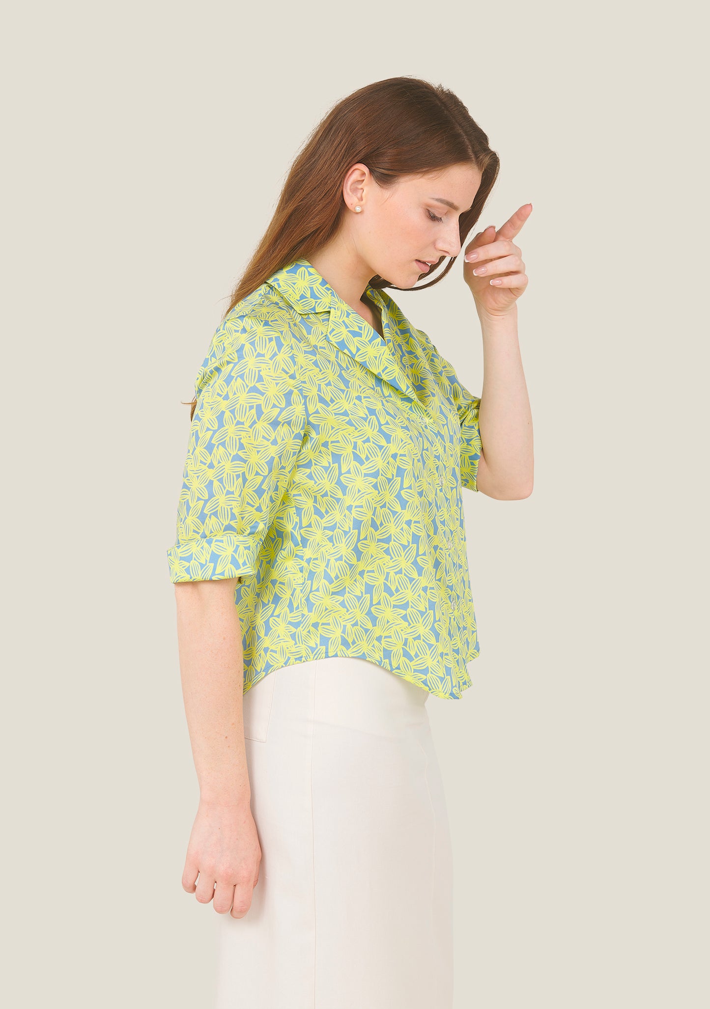 CHEMISE CHERON BANANIER JAUNE