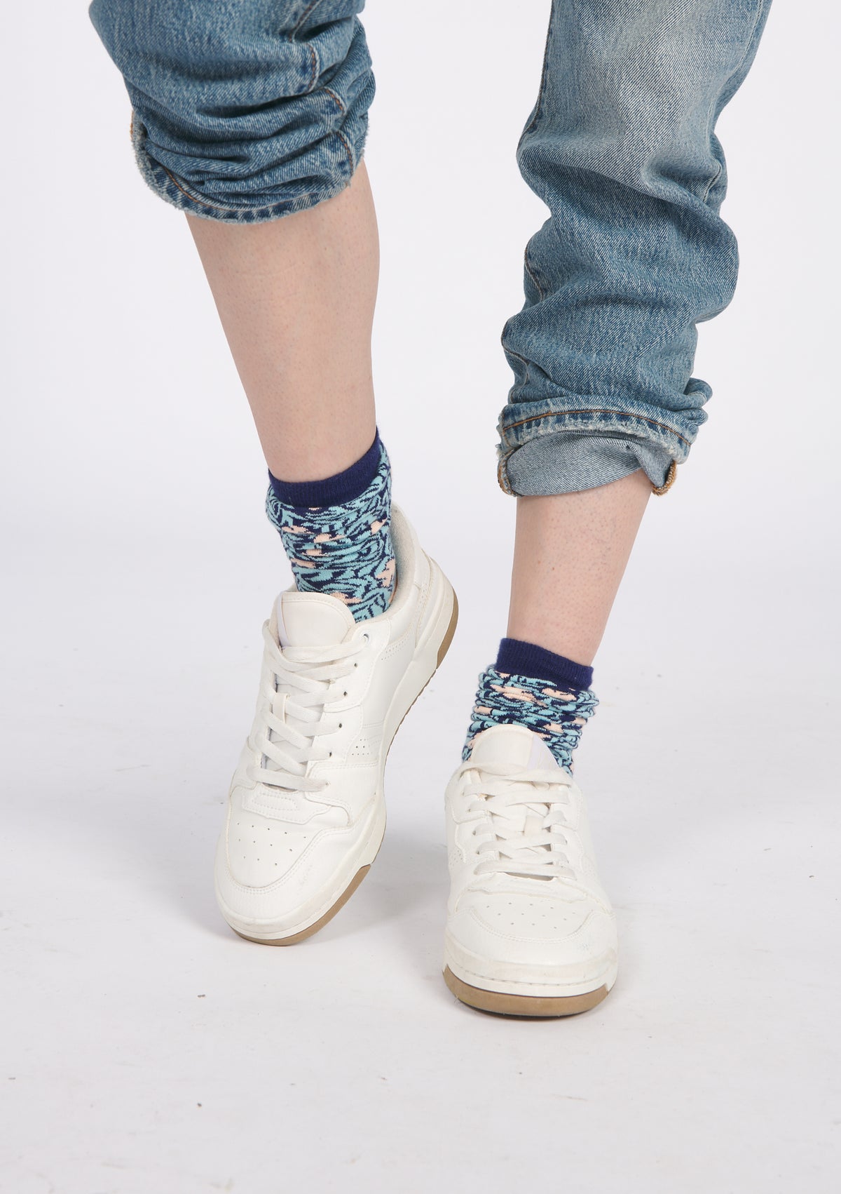 CHAUSSETTES CHOCE JARDIN ROSE