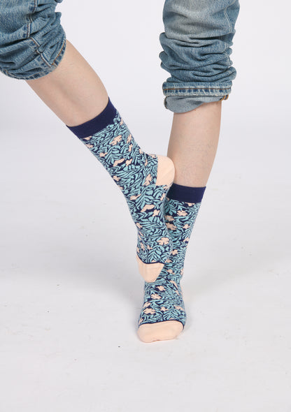 CHAUSSETTES CHOCE JARDIN ROSE