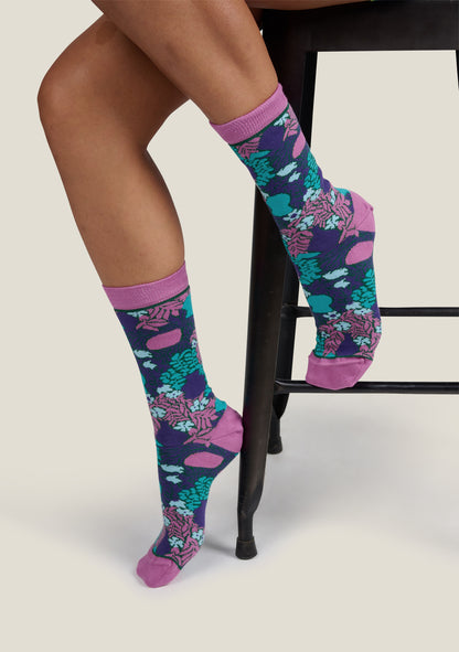 CHAUSSETTES CHOCE MATISSE VIOLET