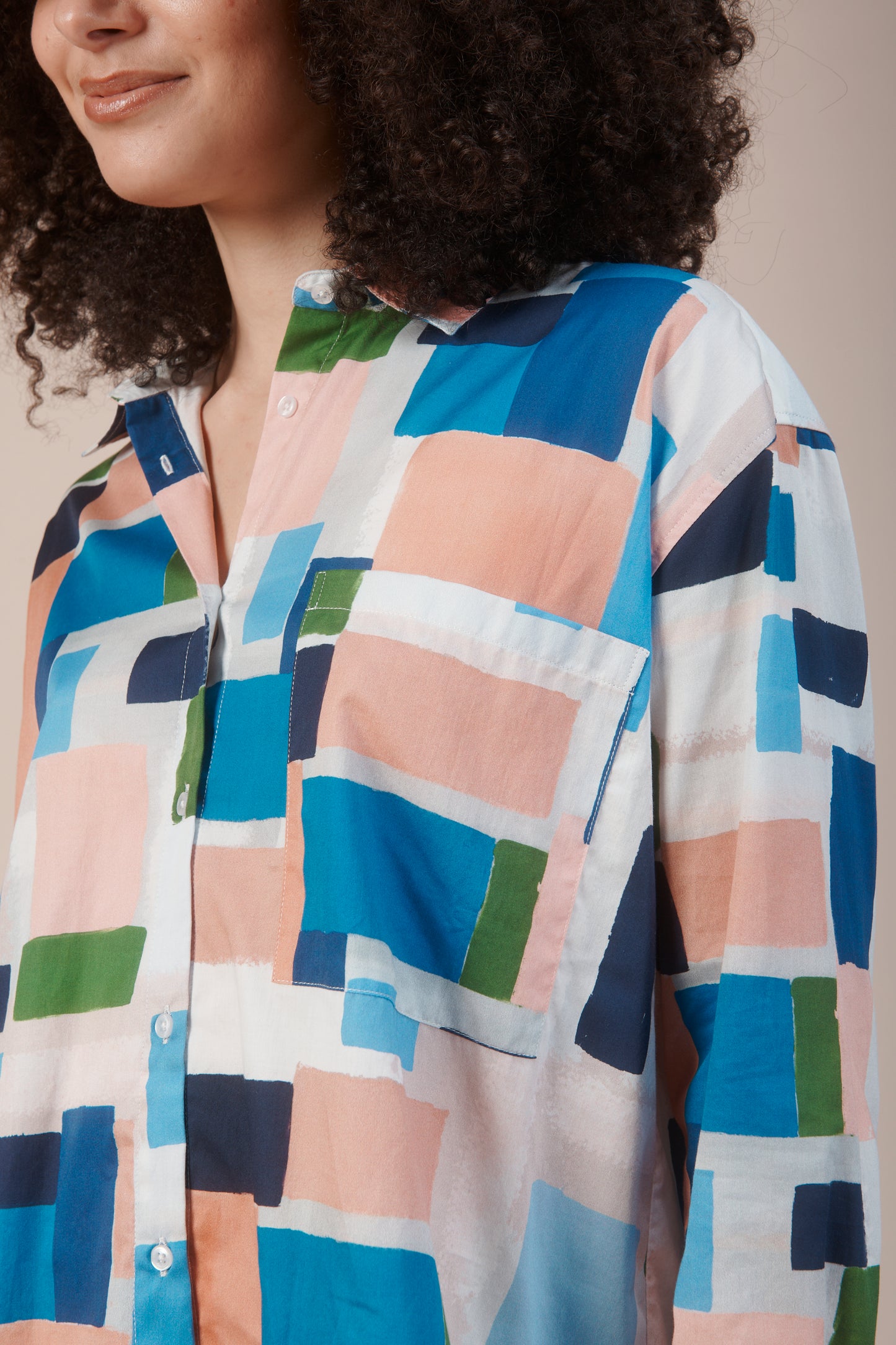 CHEMISE CLEO JOSEPHINE MULTICOLORE