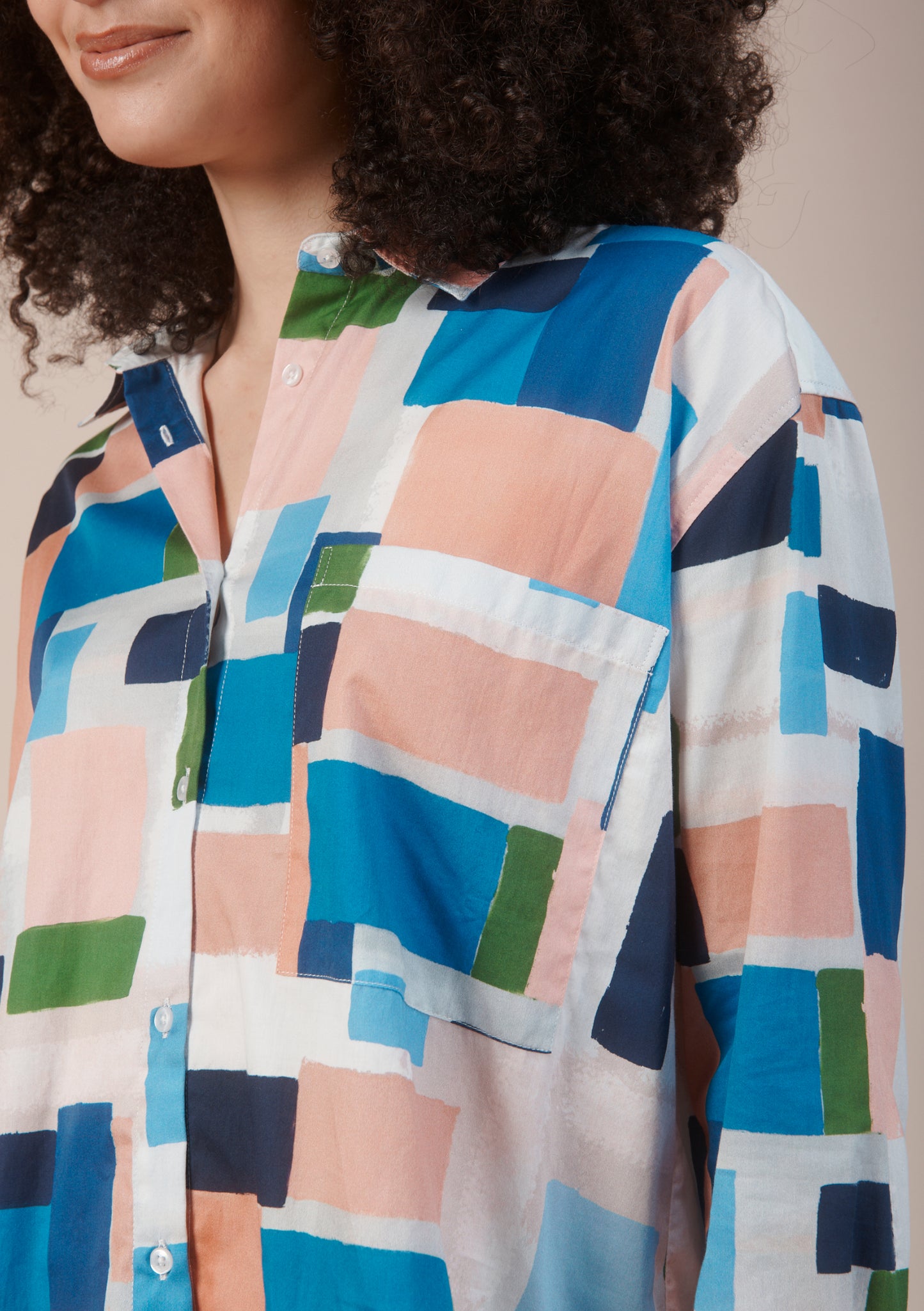 CHEMISE CLEO JOSEPHINE MULTICOLORE