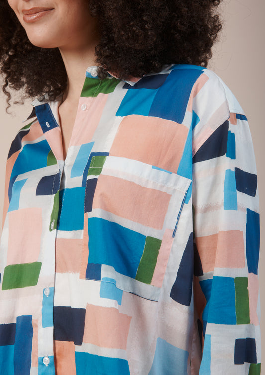 CHEMISE CLEO JOSEPHINE MULTICOLORE