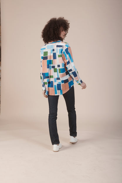 CHEMISE CLEO JOSEPHINE MULTICOLORE