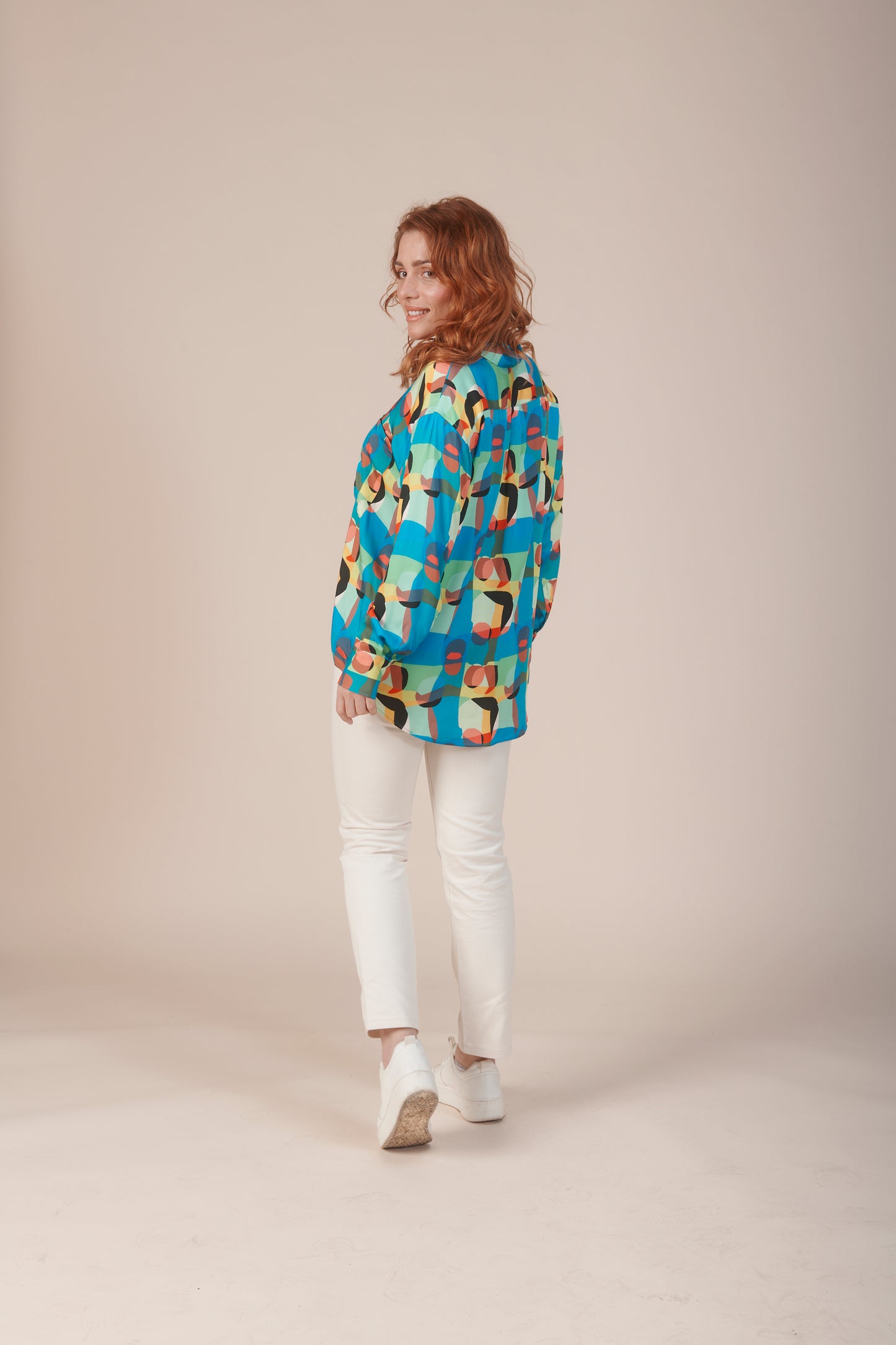 CHEMISE CLEO PRISME MULTICOLORE