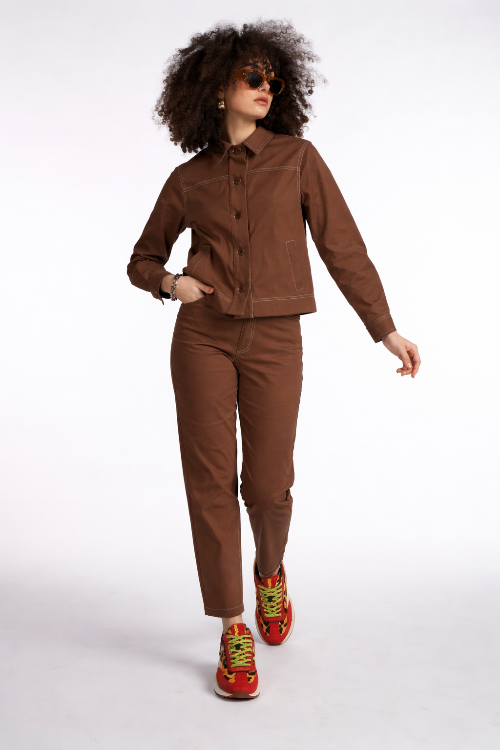 VESTE VAIANA UNI CHOCOLAT