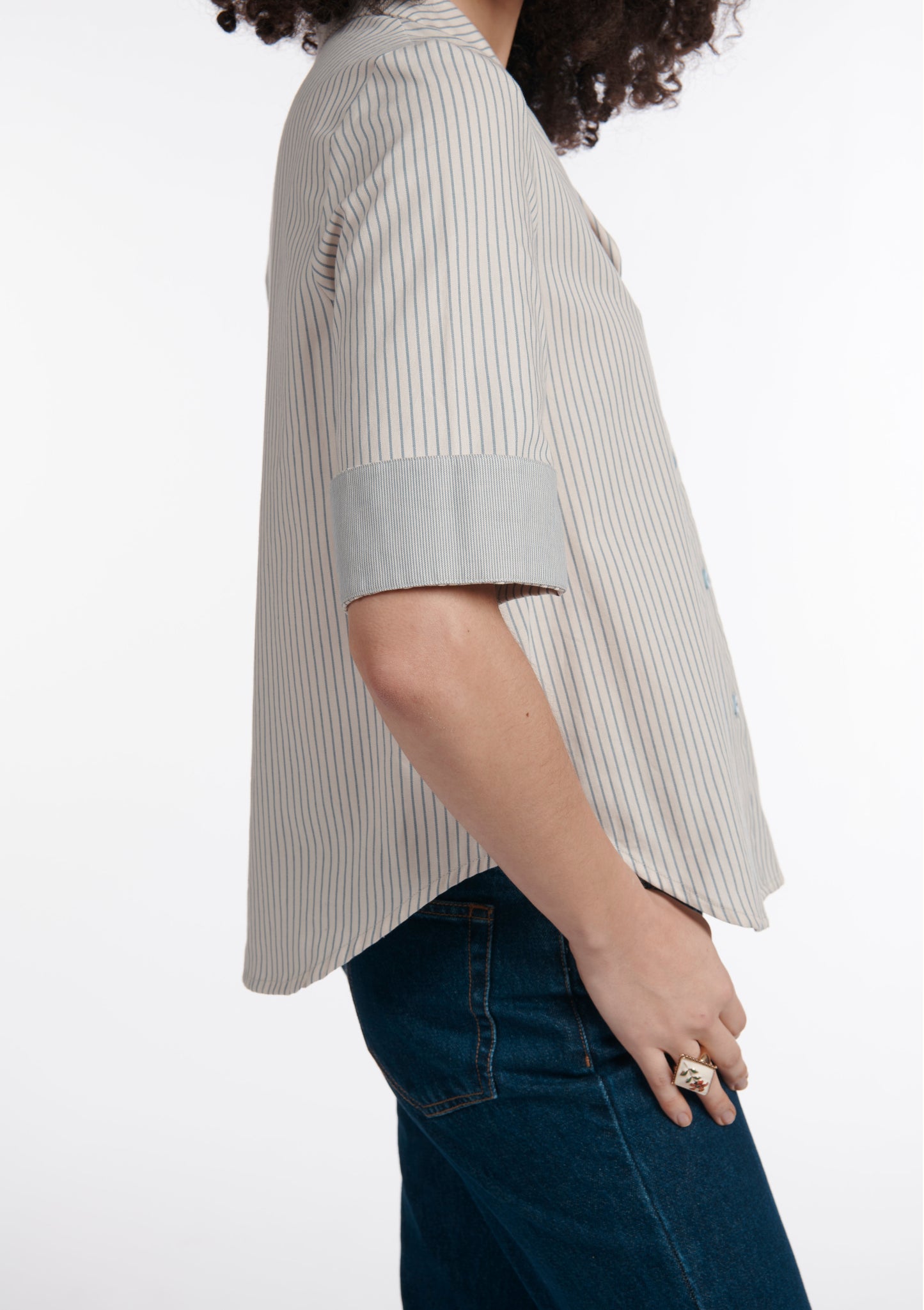 CHEMISE CHERON BAYADERES BLEU