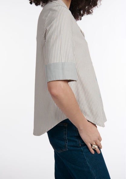 CHEMISE CHERON BAYADERES BLEU