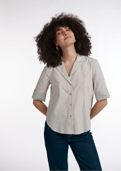 CHEMISE CHERON BAYADERES BLEU
