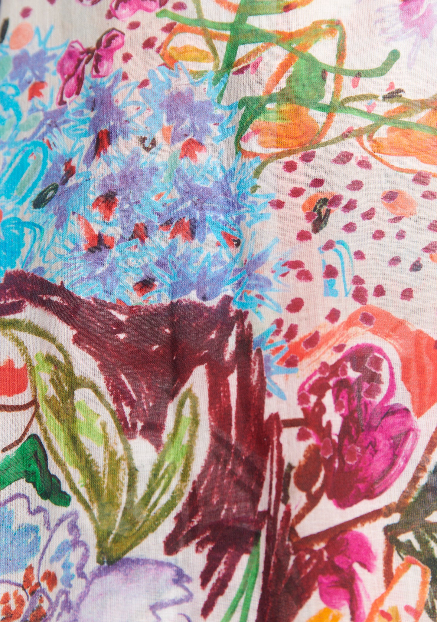 FOULARD GARDEN MULTICOLORE