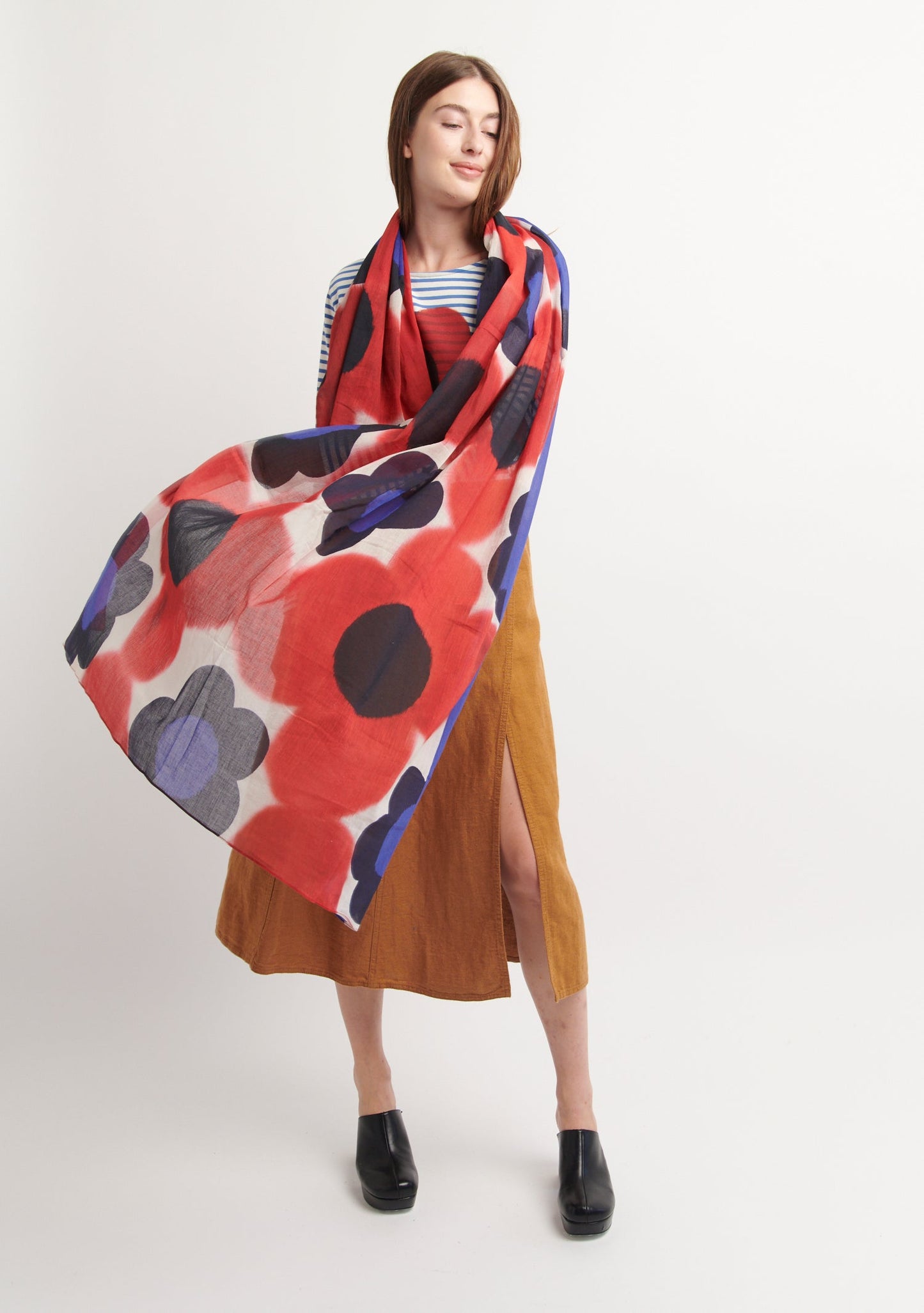 FOULARD TWIGGY ROUGE