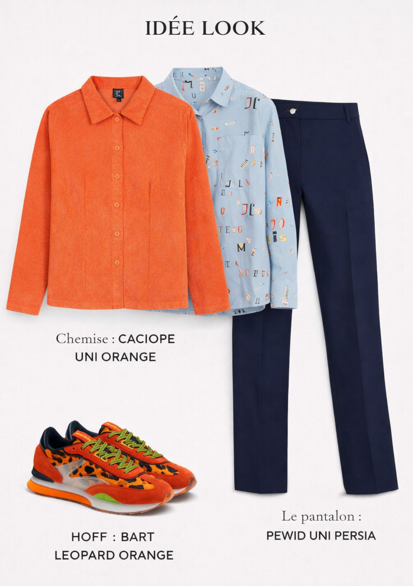 BASKET BART LEOPARD ORANGE