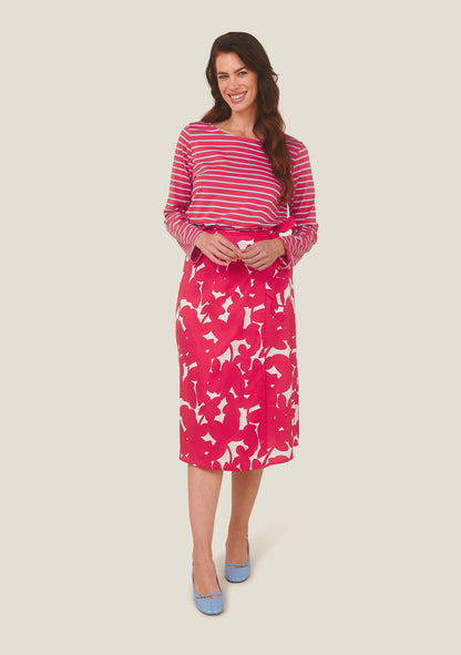 JUPE JAM OMBRES ROUGE