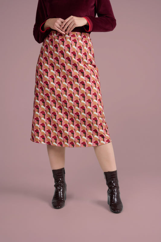 JUPE JARDI BATTLE ROSE