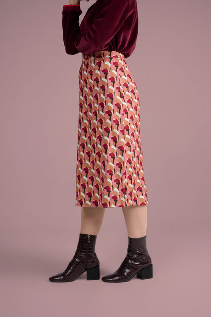 JUPE JARDI BATTLE ROSE