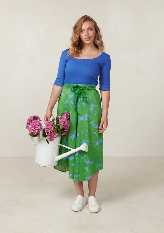 JUPE JASPER OMBRES VERT