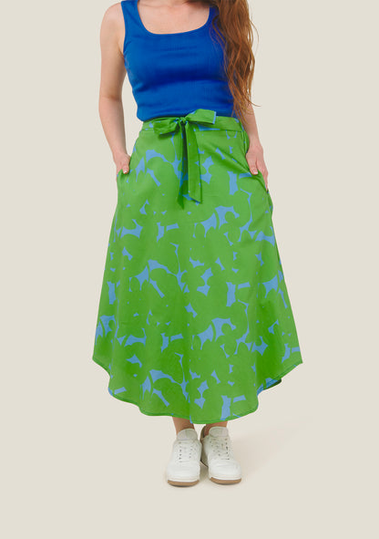 JUPE JASPER OMBRES VERT