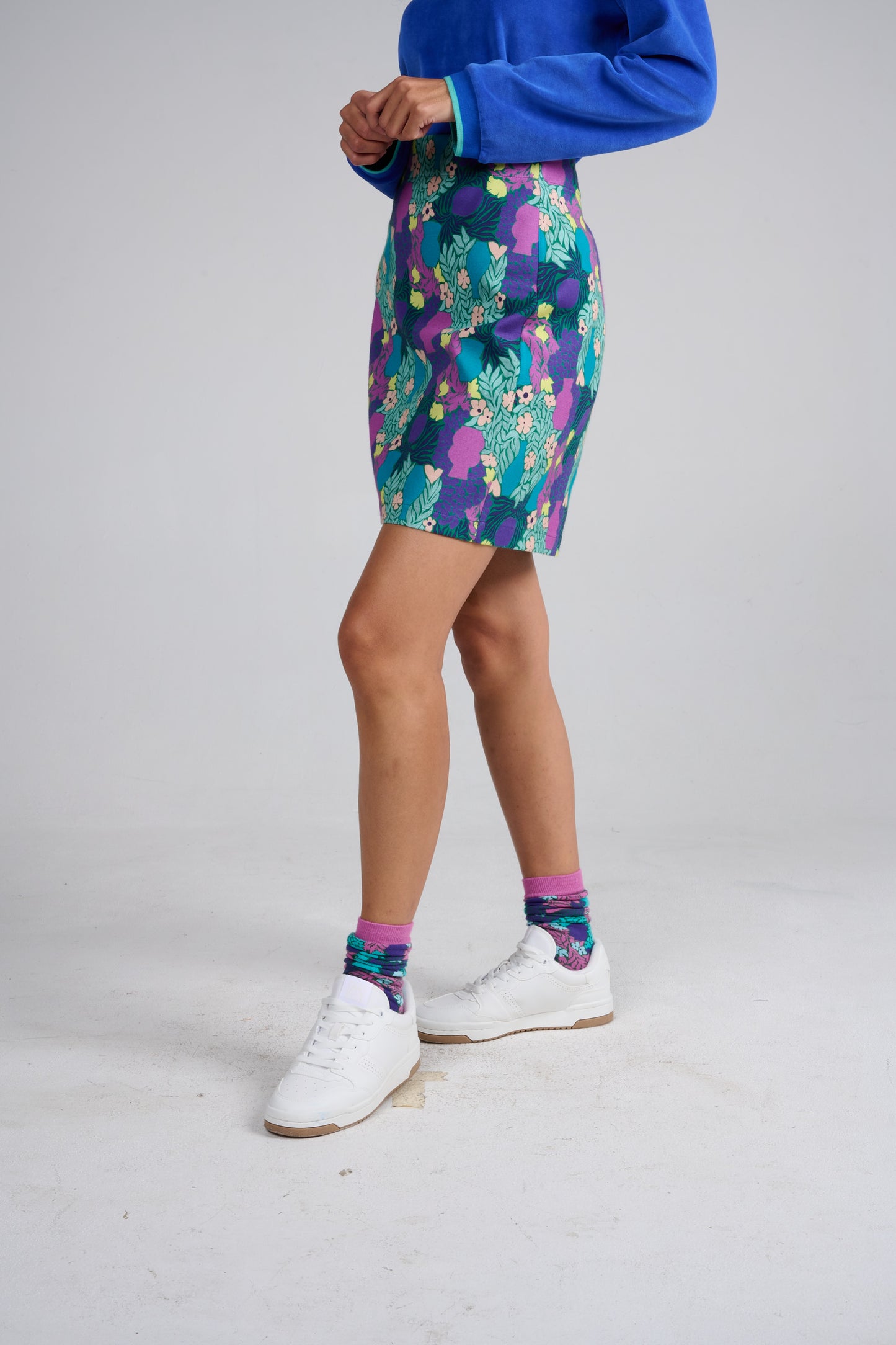 JUPE JESFU VASES VIOLET