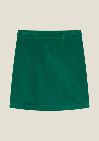 JUPE JESFU UNI VERT