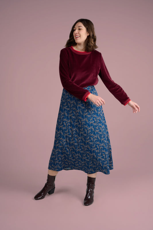 JUPE JINGER LEO BLEU