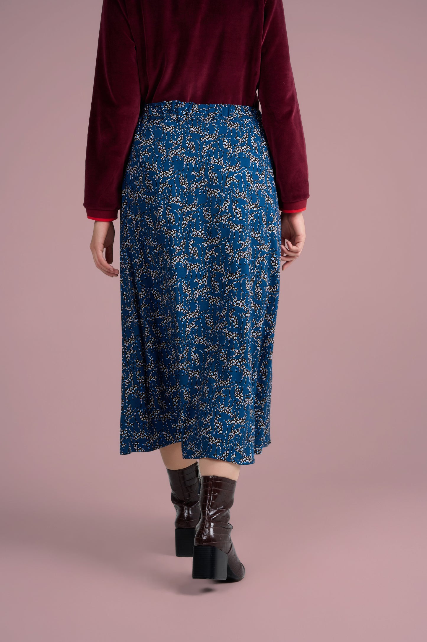 JUPE JINGER LEO BLEU