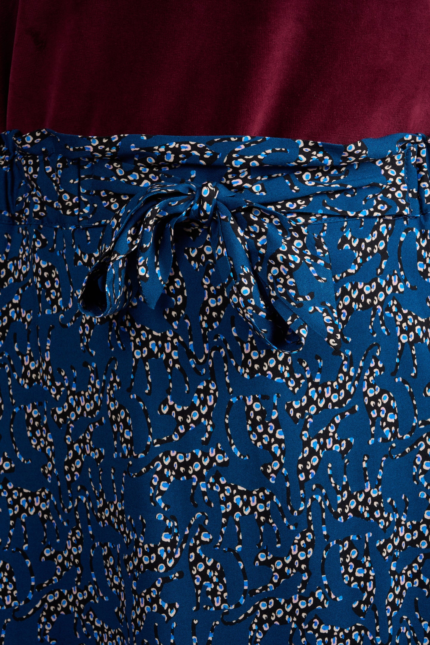 JUPE JINGER LEO BLEU