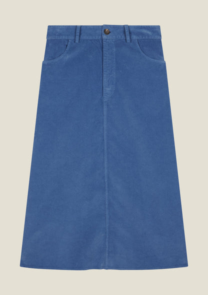 JUPE JOHANE UNI BLEU GRIS