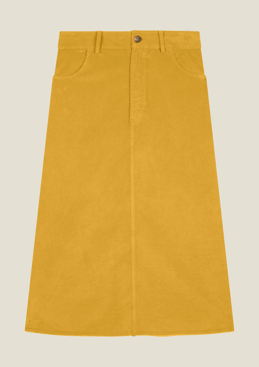 JUPE JOHANE UNI MOUTARDE