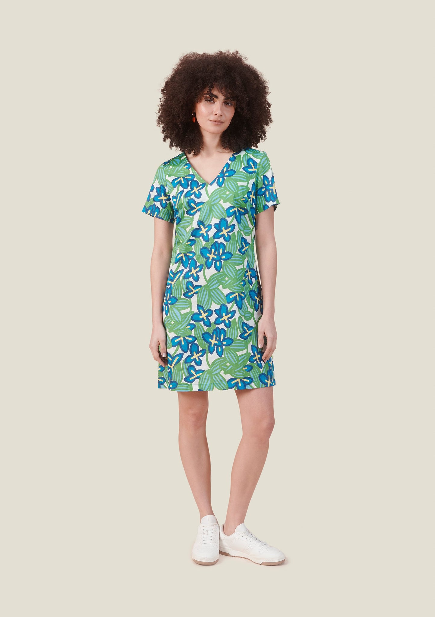 ROBE ROUGE BOSQUET VERT