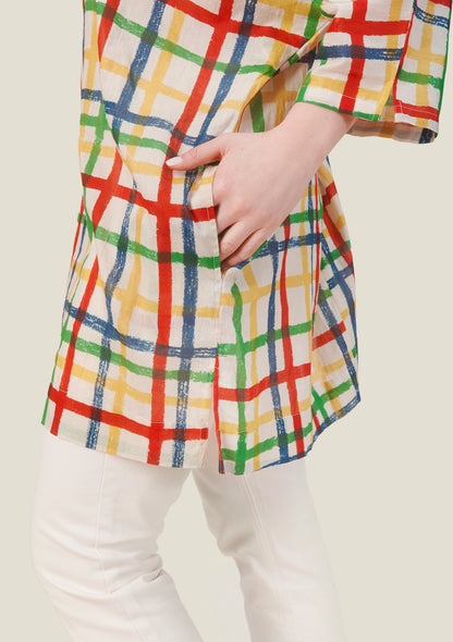 ROBE REMI VICHY MULTICOLORE