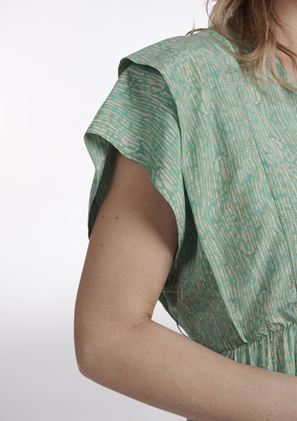 ROBE ROSALIE TRAME VERT
