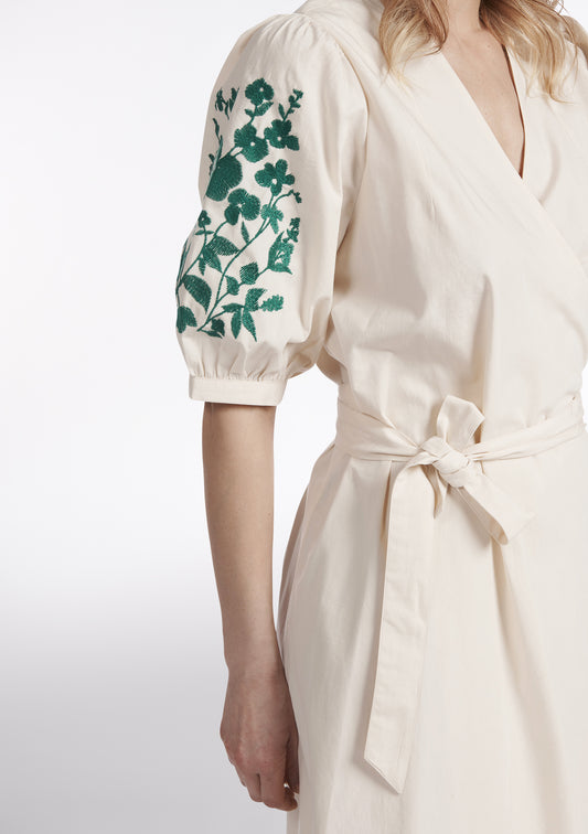 ROBE ROSANA BRODERIE ECRU