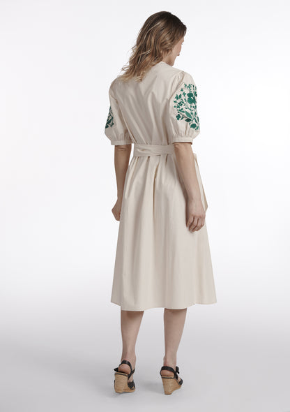 ROBE ROSANA BRODERIE ECRU