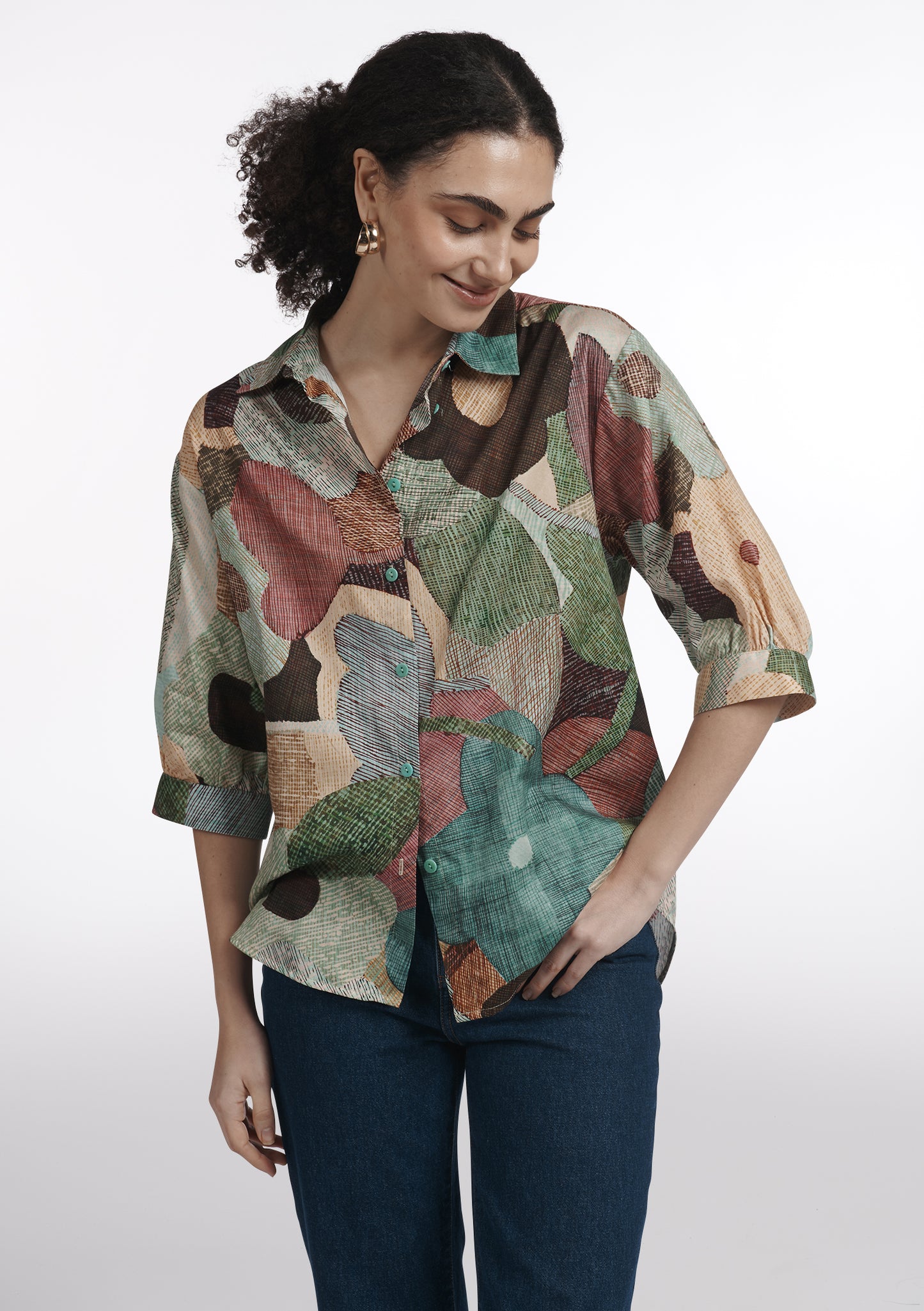 CHEMISE CHANI AMBOISE VERT