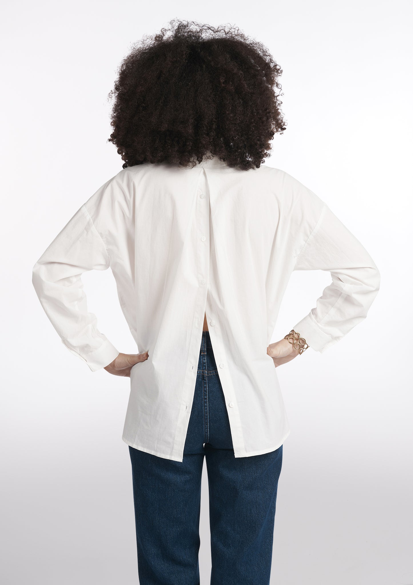 CHEMISE CHATELAINE BLANCHE UNI