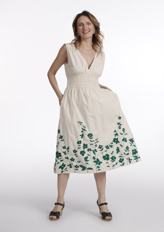 ROBE ROBINE BRODERIE ECRU