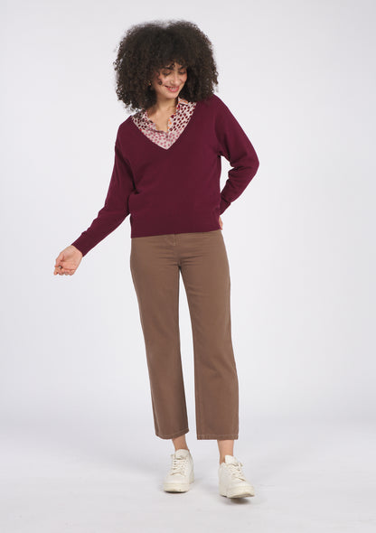 PANTALON PIGNATA UNI CHOCOLAT