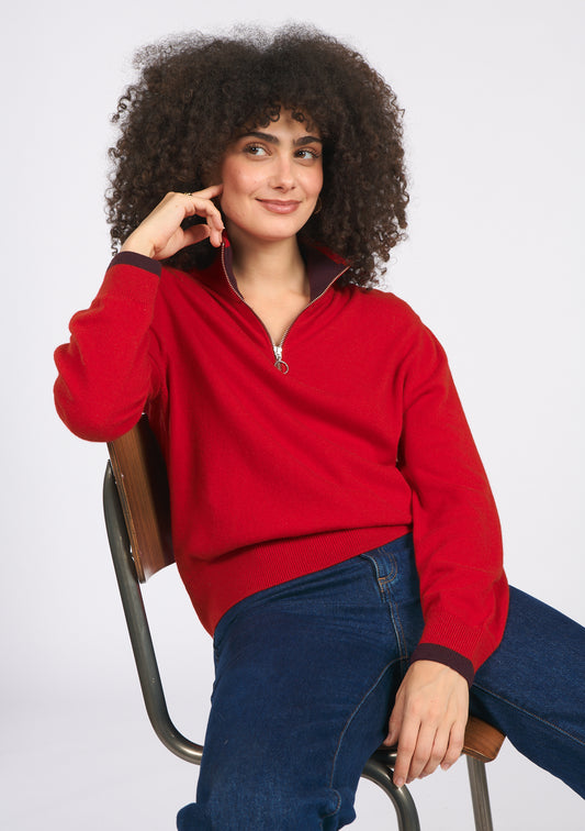 PULL LOUVRE LAVIE ROUGE