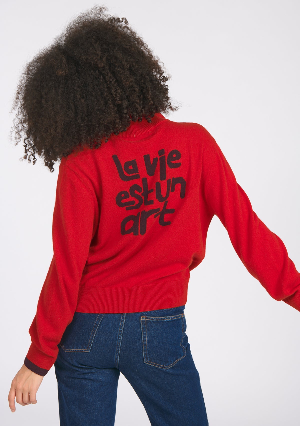 PULL LOUVRE LAVIE ROUGE