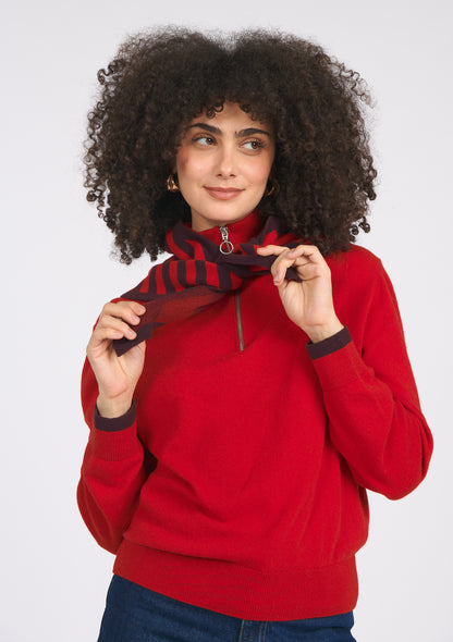 PULL LOUVRE LAVIE ROUGE