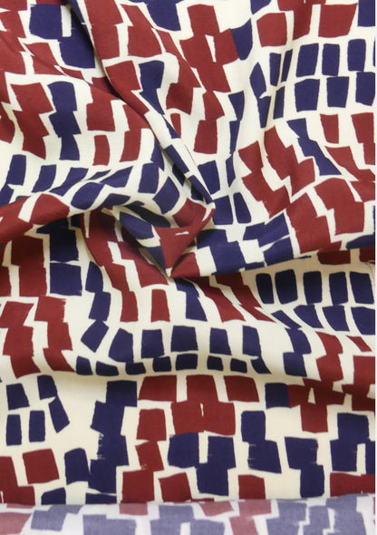 CREPE VISCOSE VEH BORDEAUX