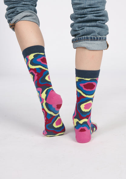 CHAUSSETTES CHOCE FLOWERPOWER MULTICOLORE