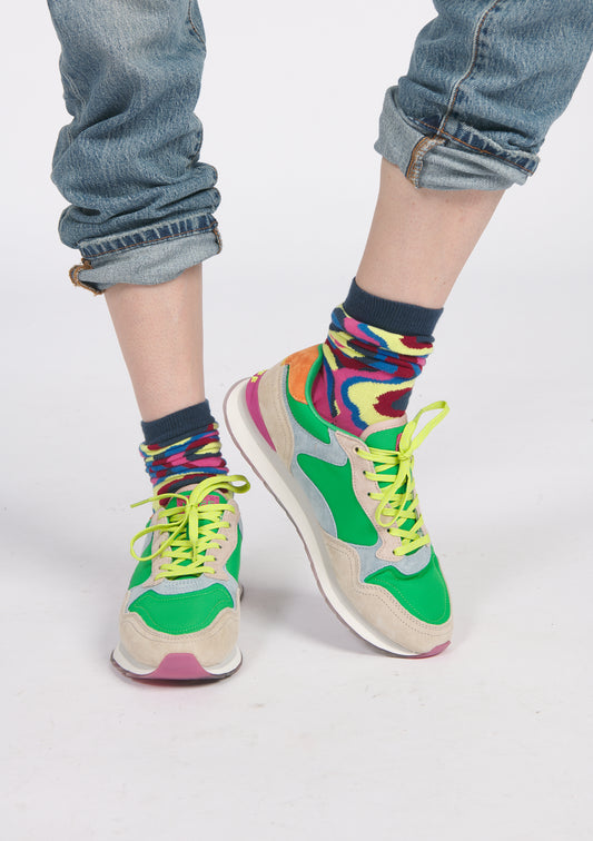 CHAUSSETTES CHOCE FLOWERPOWER MULTICOLORE