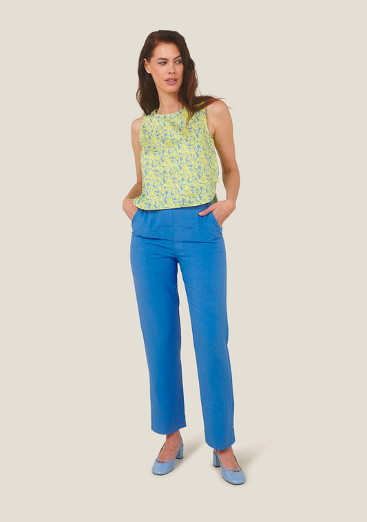 PANTALON PALLOON UNI BLEU