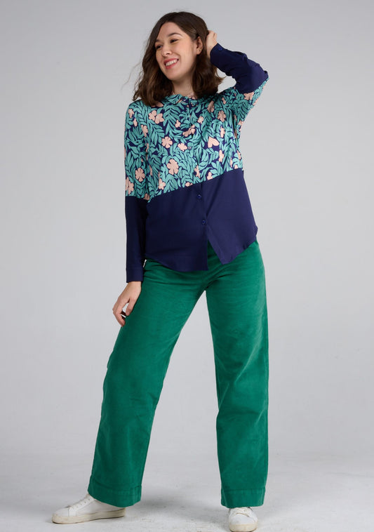 PANTALON PELIN UNI VERT