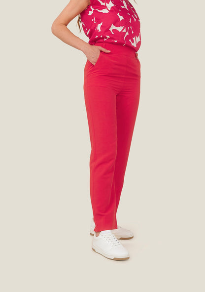 PANTALON PALLOON UNI ROUGE