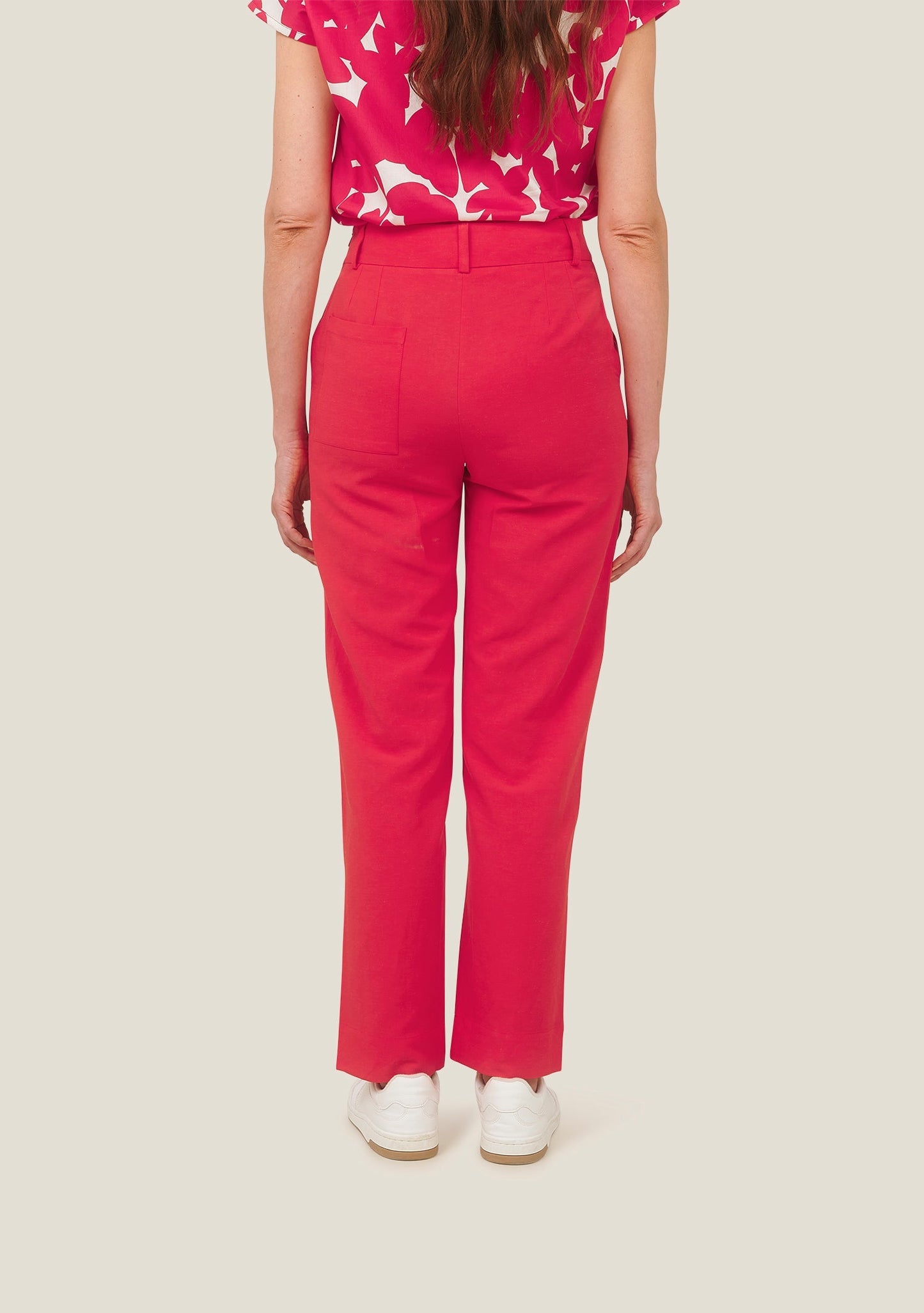 PANTALON PALLOON UNI ROUGE