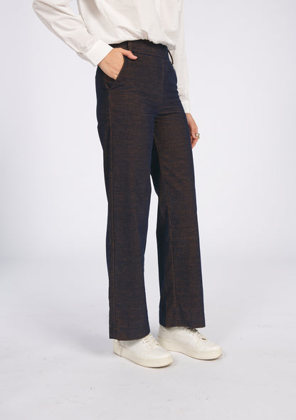 PANTALON PAULO BICOLORE MARINE