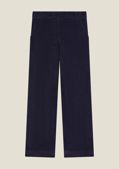 PANTALON PELIN UNI MARINE